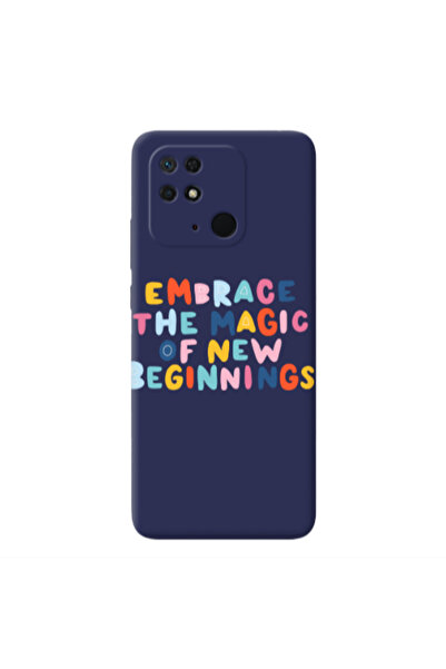 Other Xiaomi Redmi 10C Embrace Dark blue Colored Silicone TPU Θήκη