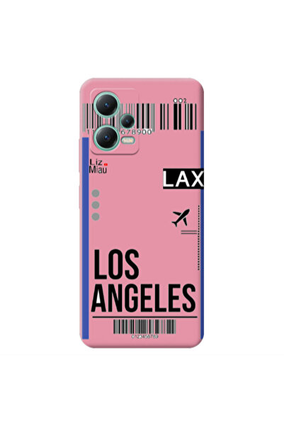 Other Xiaomi Redmi Note 12 Pro 5G Los angeles Pink Colored Silicone TPU Θήκη