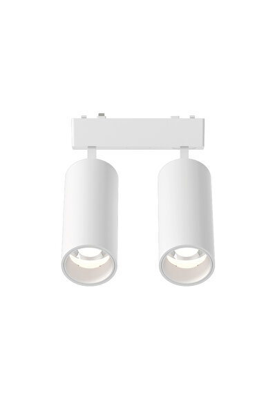 InLight Φωτιστικό LED 2x9W 3000K για υπέρλεπτο μαγνητικό ράγα σε λευκό χρώμα ...