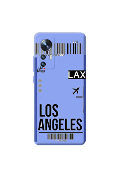Other Xiaomi Mi 12 Los angeles Light Purple Colored Silicone TPU Θήκη
