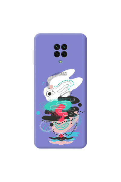 Other Xiaomi Redmi Note 9 Pro Abstract 50 Purple Colored Silicone TPU Θήκη