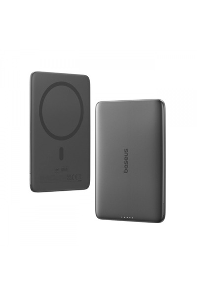 Baseus Baterie Externa Wireless PicoGo AM41, 5000mAh, 20W, PD + FQI, 1 x QI -...