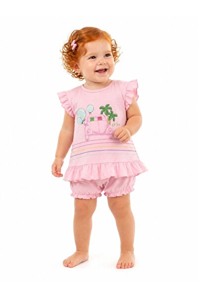 Haribo Baby T-Shirt Shorts Set Pink Girls