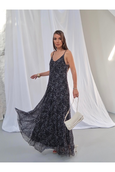 Paw Garage Women's Nancy Lined Tulle Dress with Adjustable Straps