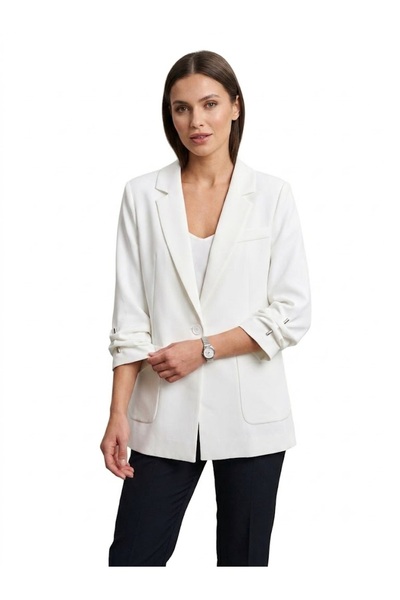 centilmen Mare Single Button Curled Sleeve Blazer Jacket 301