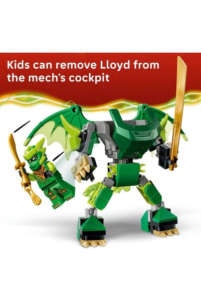 LEGO NINJAGO Lloyd's Dragon Mech Battle Pack, 81 Pieces