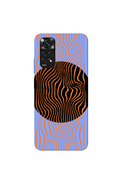 Other Xiaomi Redmi Note 11 4G Trapezoidal lines Light Purple Colored Silicone...