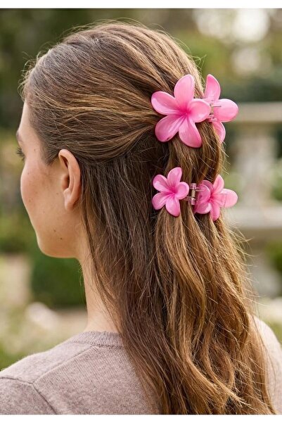 TOPTANCI Lotus Flower 3-Piece Buckle Set (Pink)