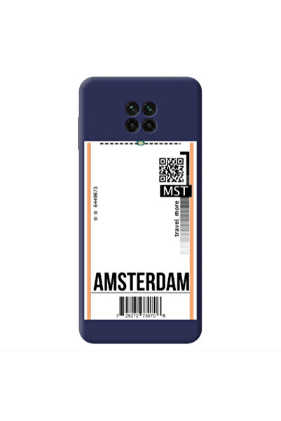 Other Xiaomi Redmi Note 9 Pro Amsterdam Travel More Dark blue Colored Silicon...