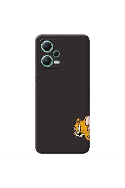 Other Xiaomi Redmi Note 12 Pro 5G Jerry 2 Black Colored Silicone TPU Θήκη