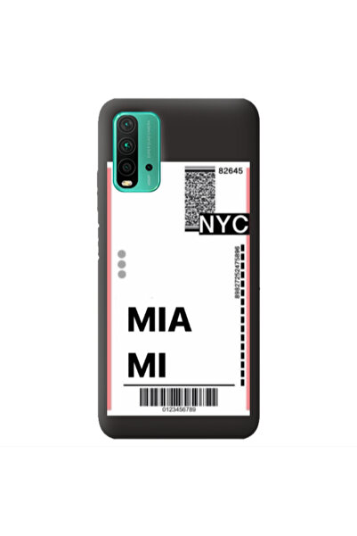 Other Xiaomi Poco M3 Miami NYC Black Colored Silicone TPU Θήκη
