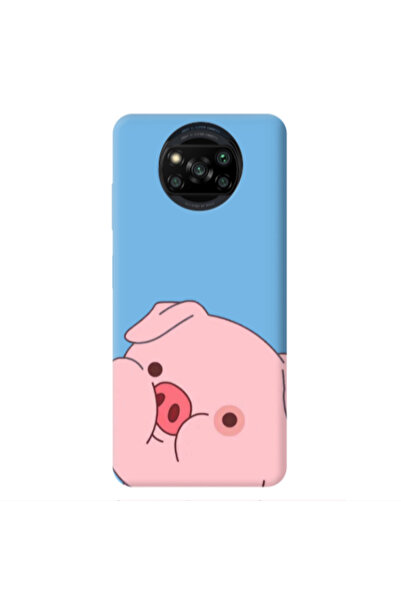 Other Xiaomi Poco X3 /X3 Pro Piggy 2 Blue Colored Silicone TPU Θήκη