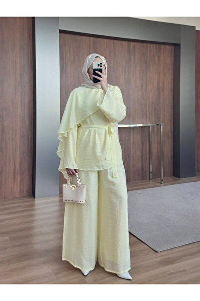 Rose Design Boutique MİZALL OMUZ ŞAL DETAYLI TESETTÜR ALT ÜST TAKIM