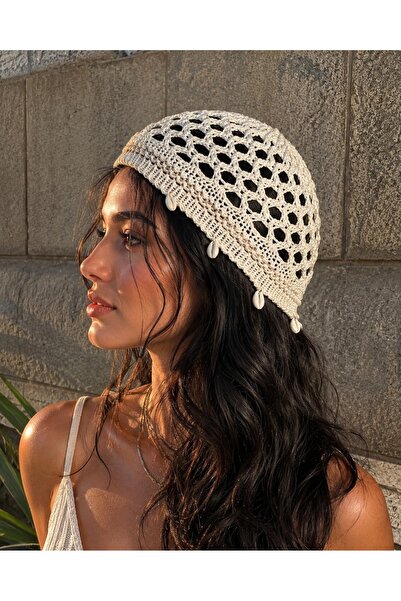 bilem Örgü Bone Bandana Saç Aksesuarı