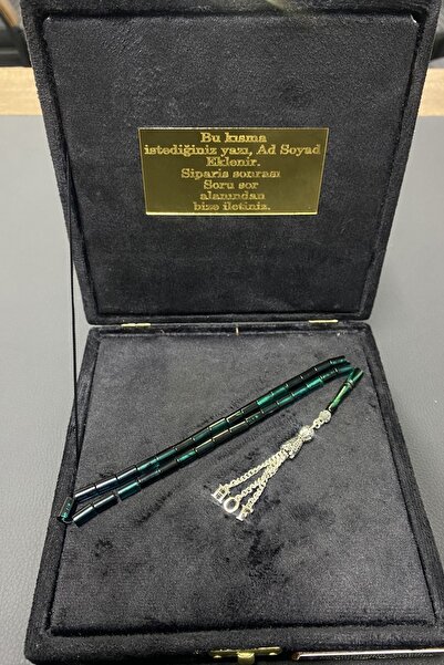 tesbihhan kehribar Özel Kutulu ve Harf Püsküllü Kesme Model Kehribar Tesbih