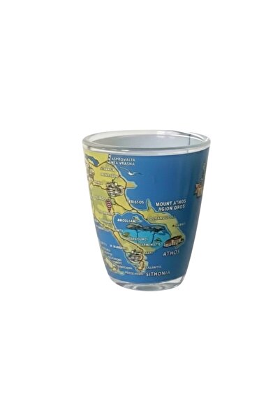 Tradesor Ποτήρι σφηνάκι Souvenir - 20Z - Halkidiki - Σετ 12 τεμάχια - 161270