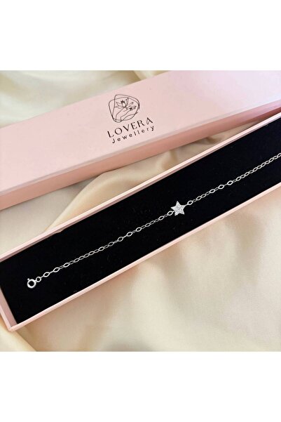 Lovera Jewellery 925 Ayar Gümüş Sertifikalı Yıldız Bileklik