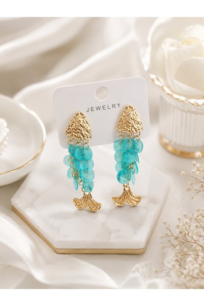 Lavin's ✨   Turquoise Sparkle Earrings ✨