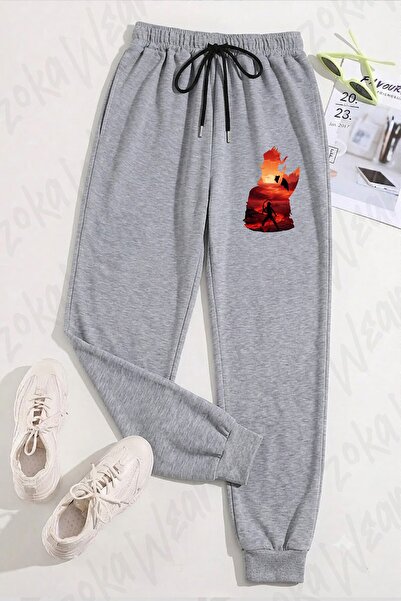 ZOKAWEAR Unisex Baldurs Gate 3 Karlach Negative Illusion Printed Sweatpants