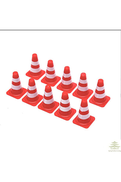 Choice One Size 10pcs Mini Traffic Signs Roadblock Toy for Kids Construction ...