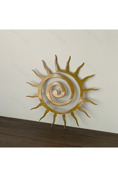 Choice TY6968 Antique Coiled Star Metal Wall Sculpture | Outdoor Courtyard/Ve...
