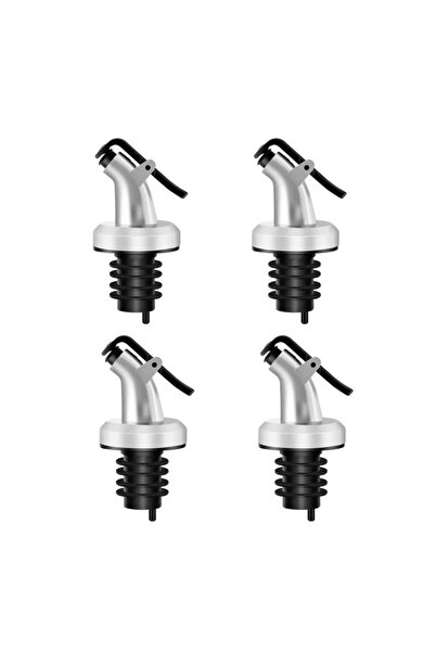 Choice8 4Pcs Silver 1-4Pcs Wine Bottle Stopper Olive Oil Pourer Dispenser Bar...