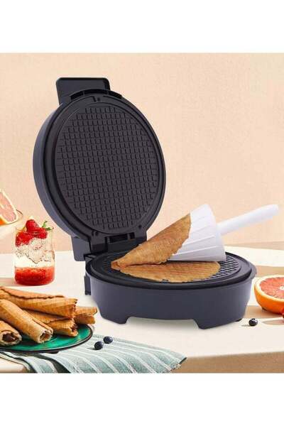 Generic Ice Cream Cone Maker Egg Roll Machine Waffle Cone Maker, Homemade Ele...