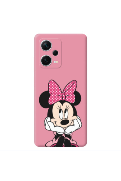 Other Xiaomi Poco X5 Minnie 2 Pink Colored Silicone TPU Θήκη