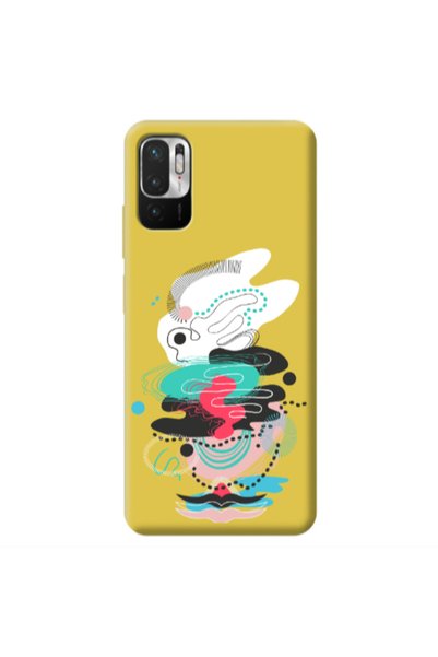 Other Xiaomi Redmi Note 10 Pro 5G Abstract 50 Yellow Colored Silicone TPU Θήκη