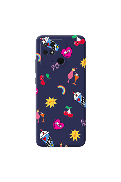 Other Xiaomi Redmi 10C glam time Dark blue Colored Silicone TPU Θήκη