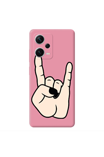 Other Xiaomi Poco X5 Rock Pink Colored Silicone TPU Θήκη