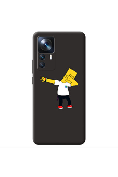 Other Xiaomi Mi 12T Simpsons2 Black Colored Silicone TPU Θήκη