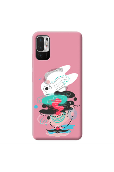 Other Xiaomi Redmi Note 10 Pro 5G Abstract 50 Pink Colored Silicone TPU Θήκη