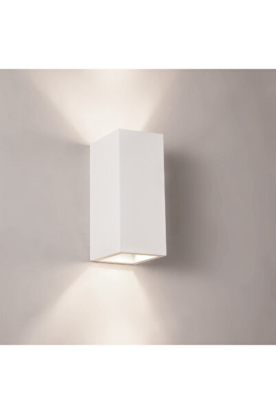 InLight Φωτιστικό τοίχου λευκό από γύψο 2XGU10 Δ:16εκ. 43033