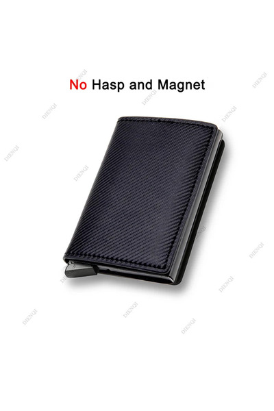 Choice4 Small Carbon Black Top Quality Wallets Men Money Bag Mini Purse Male ...