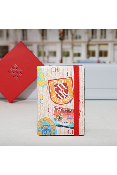 Choice4 CA12-BH-BEIGE CH Brand Letter Printed Fashion Card Bag Fashionable Mu...