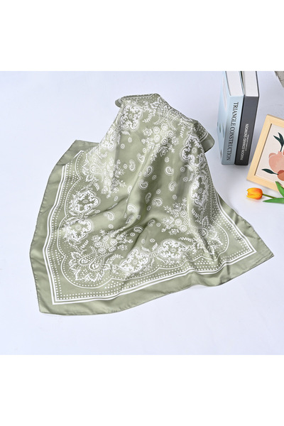Choice6 وشاح رأس ساتان مربع الشكل TG-7 Syhood مقاس 70 سم، باندانا ساتان للنسا...