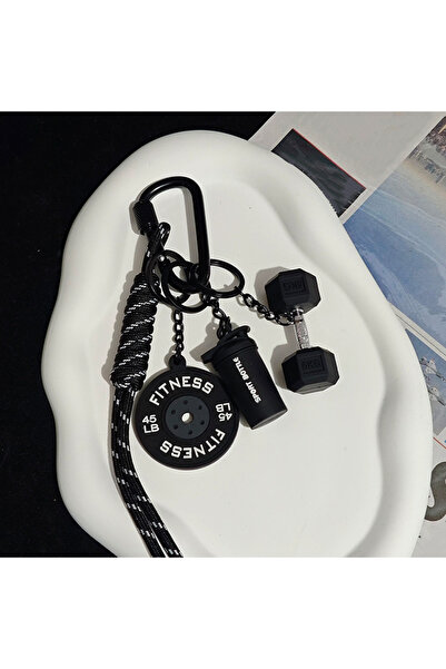 Choice1 black Fitness Keychain for Gym Lovers Premium Gift Sports Enthusiasts...