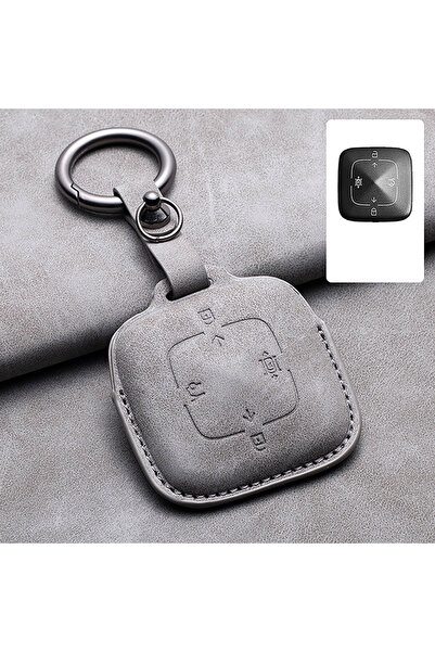 Choice7 JETTING A1 Leather 4 Buttons Car Remote Key Case Cover for Zeekr 001 ...