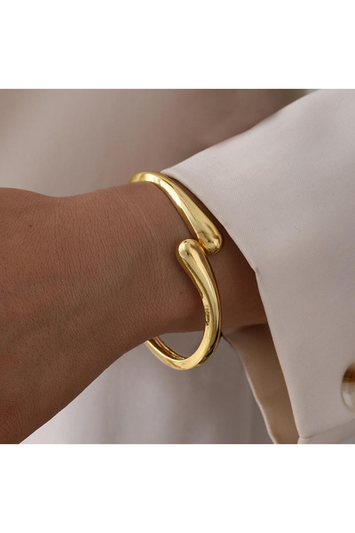 Choice4 AYA626951HB 3 Styles Vintage Hip Hop Metal Cuff Bangles Punk Gold Sil...
