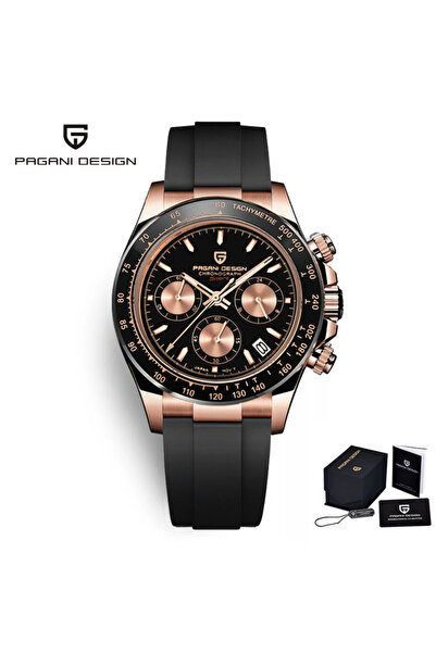 Choice19 ساعة رجالية كوارتز كلاسيكية من PAGANI DESIGN طراز V2 بقرص أزرق سماوي...