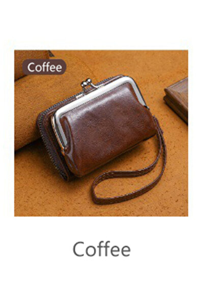choice2 KB417-Coffee Women's Wallet Fashionableand Minimalist Wrist Strap Sho...