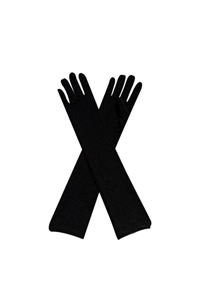 Choice One Size Black 1 Pair Milk Silk Elastic Dance Bridal Long Gloves Elega...