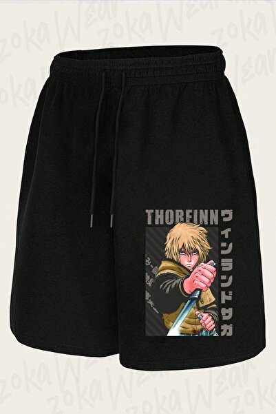 ZOKAWEAR Unisex Vinland Saga Thorfinn Karlsefni Design Printed Shorts