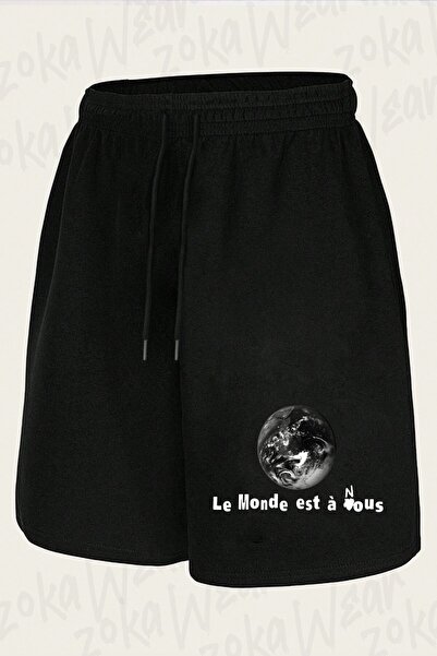 ZOKAWEAR Unisex La Haine the World Is Ours Design Printed Shorts