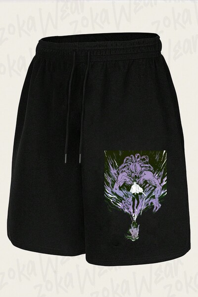 ZOKAWEAR Unisex Jujutsu Kaisen Yuta Okkotsu Design Printed Shorts