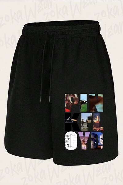 ZOKAWEAR Unisex Pink Floyd V25 Design Printed Shorts
