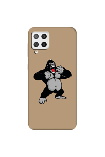 Other Samsung A42 5G Angry Gorilla2 Brown Colored Silicone TPU Θήκη