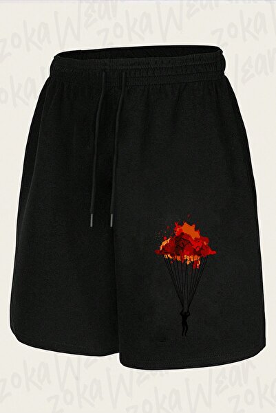 ZOKAWEAR Unisex Paragliding2 Design Printed Shorts