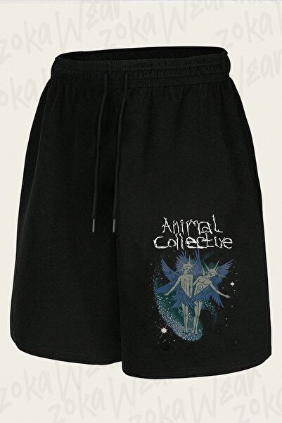 ZOKAWEAR Unisex Animal Collective Design Printed Shorts